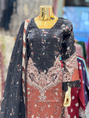 Shagun Exclusive Maria b Inspired Lawn Eid Collection 2025 MS-001