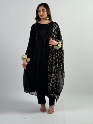 Kashish Maxi Eid Collection ML-02 (Black)