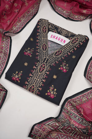 ORIGINAL BIN SAEED EMBROIDERED COTTON EID COLLECTION FH-003