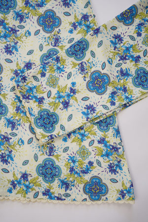 Khaddar Floral Printed 2pcs A-Line Maxi Collection KFP--04