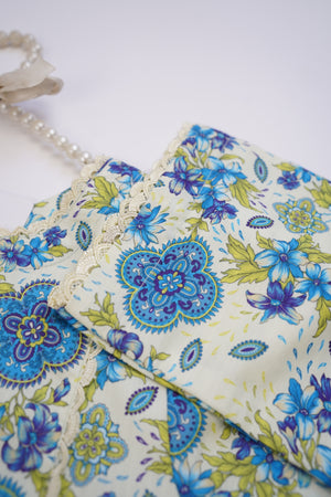 Khaddar Floral Printed 2pcs A-Line Maxi Collection KFP--04