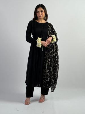 Kashish Maxi Eid Collection ML-02 (Black)