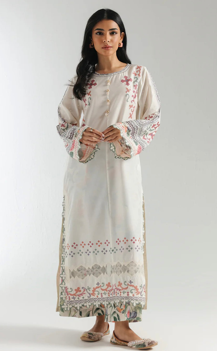 Ethnic EMBROIDERED Co-Ords -06