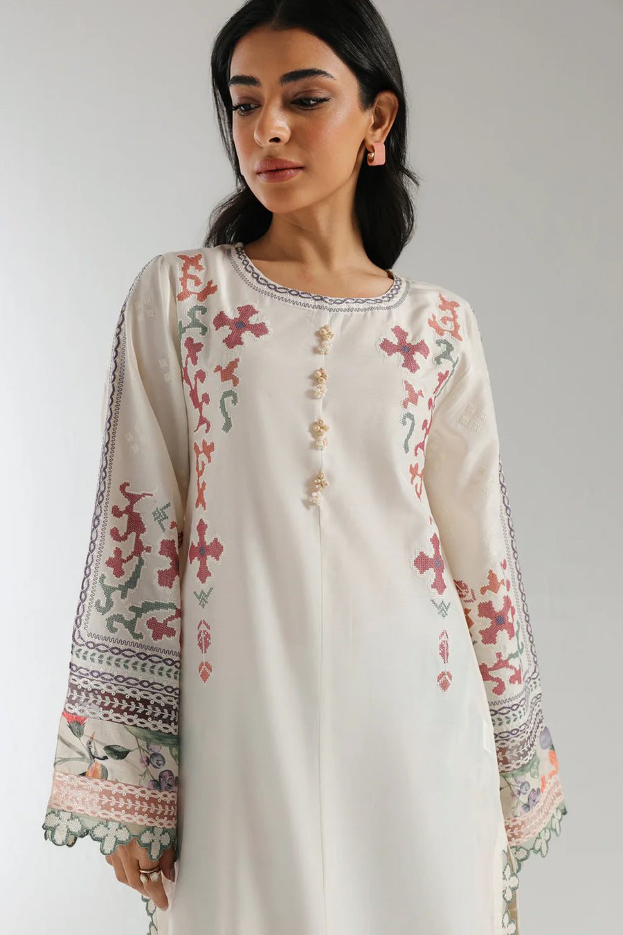 Ethnic EMBROIDERED Co-Ords -06