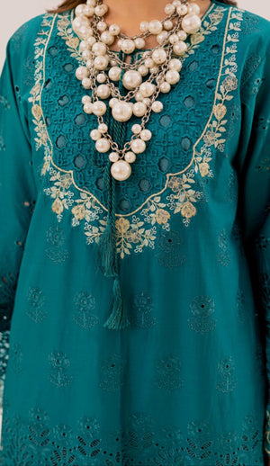 Reet By Shagun - Basant Eid Edit 2024- Chikankari Cotton - Ready to wear