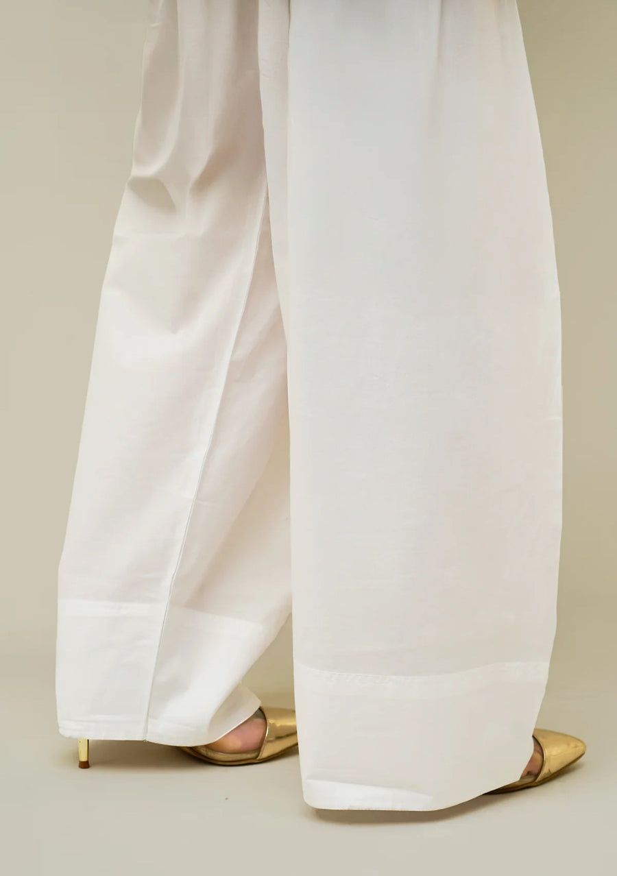 Farshi shalwar - Off White