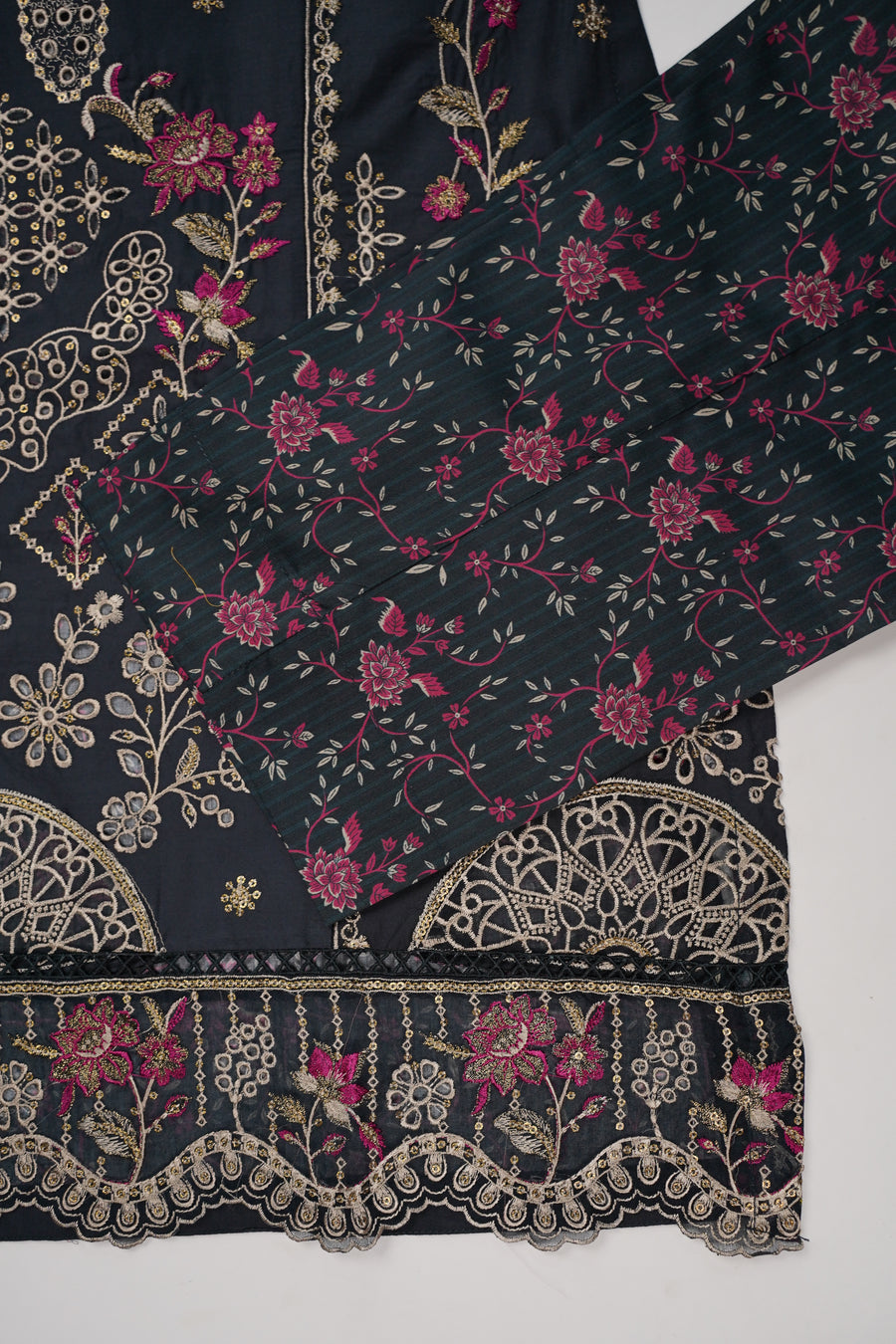 ORIGINAL BIN SAEED EMBROIDERED COTTON EID COLLECTION FH-003
