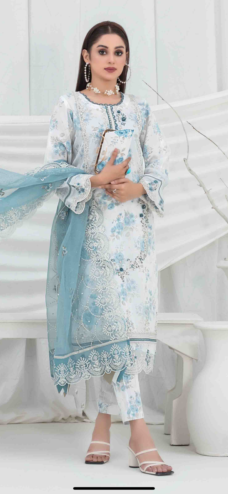 Dastaan Floral Exclusive Branded Eid Collection VOL-4 2024 TS-10