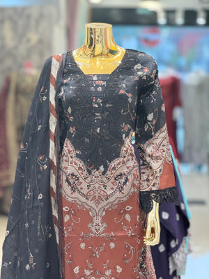 Shagun Exclusive Maria b Inspired Lawn Eid Collection 2025 MS-001