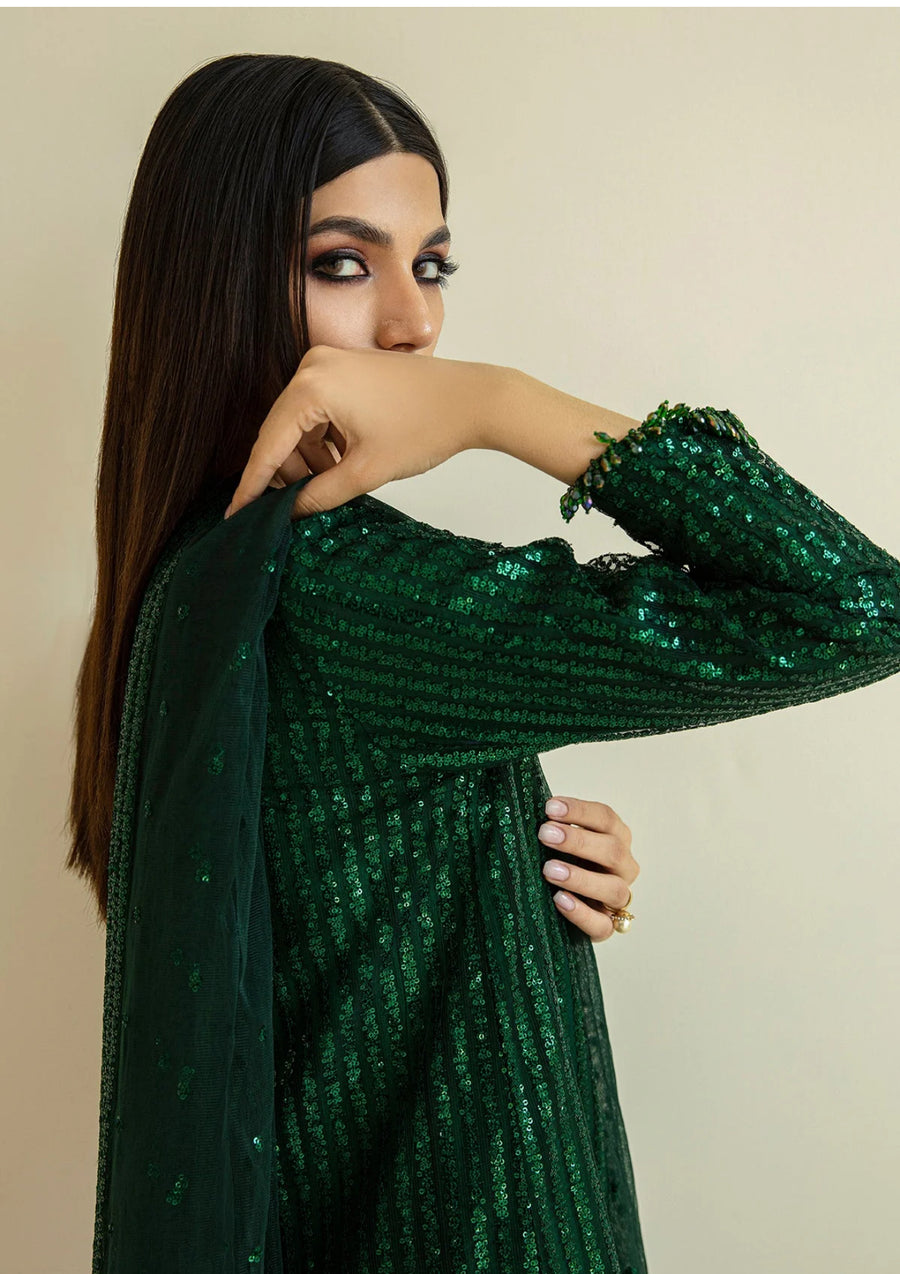 BAROQUE INSPIRED EID COLLECTION GLITTER 3PCS SUIT - 01