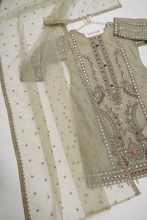 Rang-e-Bahar Luxury Organza Eid Collection 2024 - Irene 03