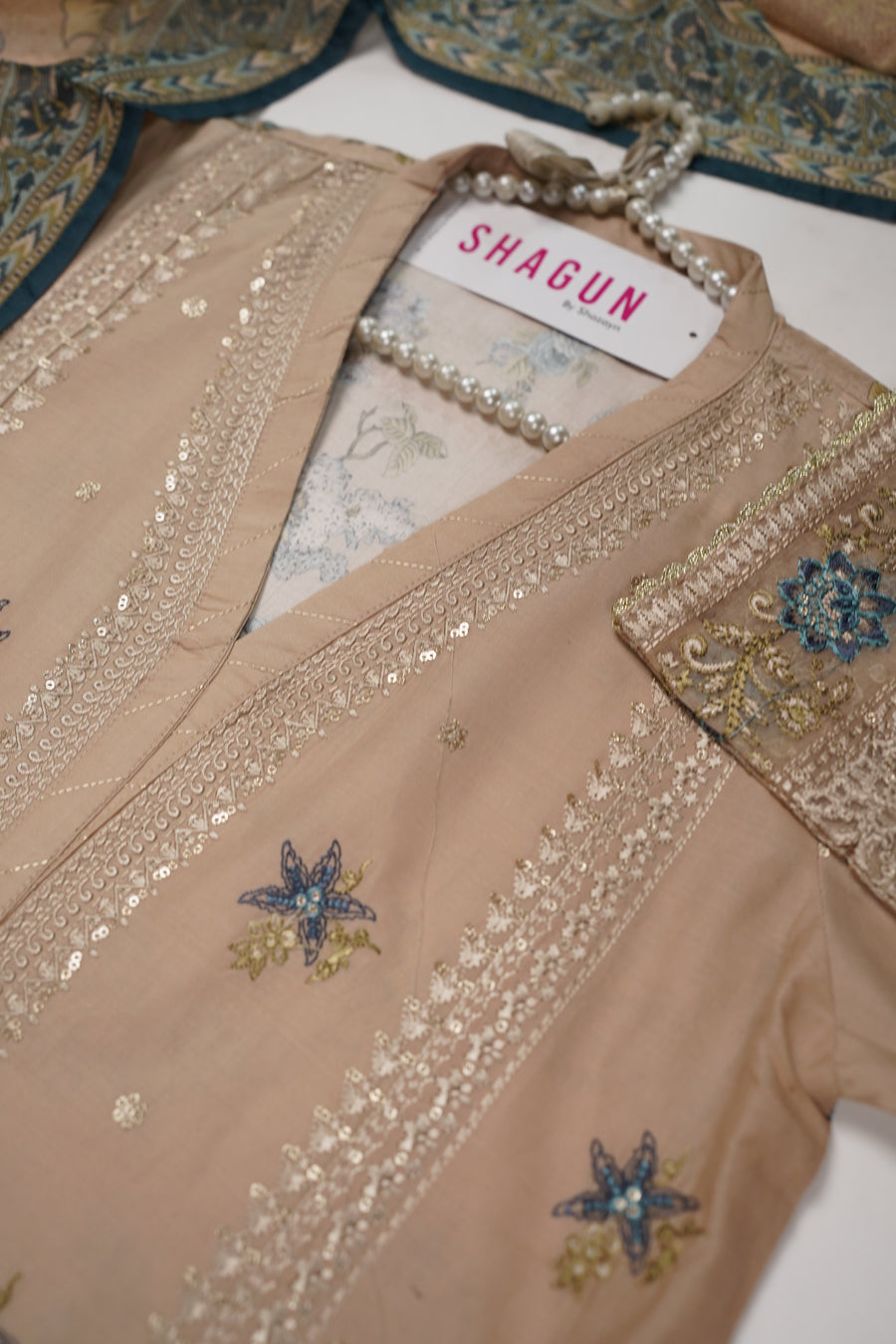 ORIGINAL BIN SAEED EMBROIDERED COTTON EID COLLECTION FH-001