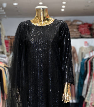 BAROQUE INSPIRED EID COLLECTION GLITTER 3PCS SUIT - 02