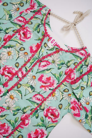 Khaddar Floral Printed 2pcs A-Line Maxi Collection KFP--06