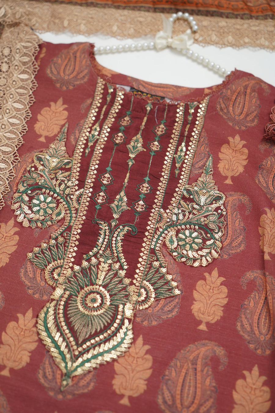 Original Asim Jofa Eid Collection 2024 3pcs Stone linen Collection
