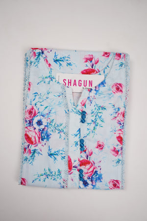 Khaddar Floral Printed 2pcs A-Line Maxi Collection KFP--12