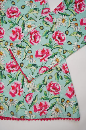 Khaddar Floral Printed 2pcs A-Line Maxi Collection KFP--06