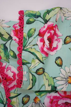 Khaddar Floral Printed 2pcs A-Line Maxi Collection KFP--06