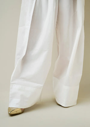 Farshi shalwar - Off White