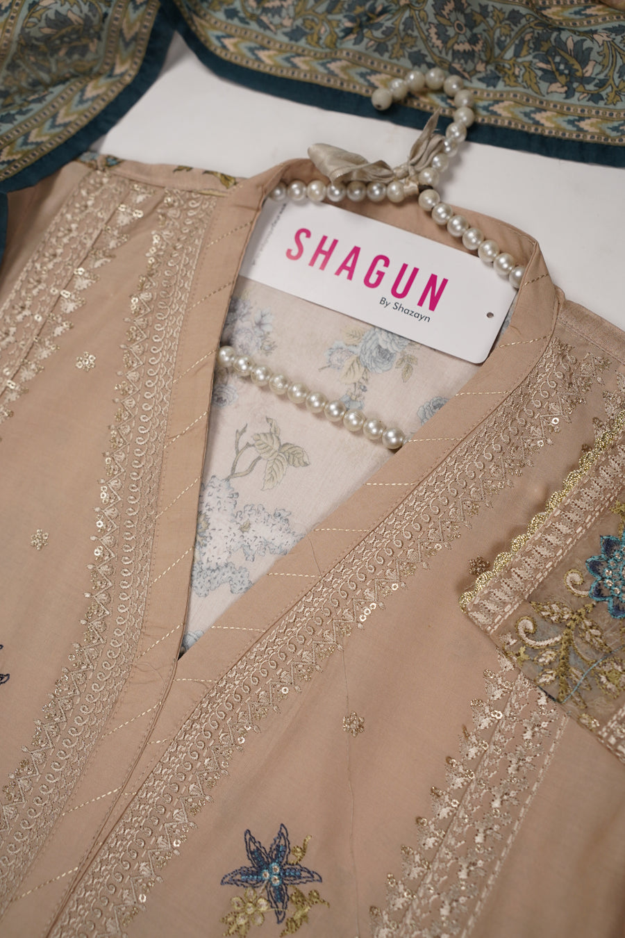 ORIGINAL BIN SAEED EMBROIDERED COTTON EID COLLECTION FH-001