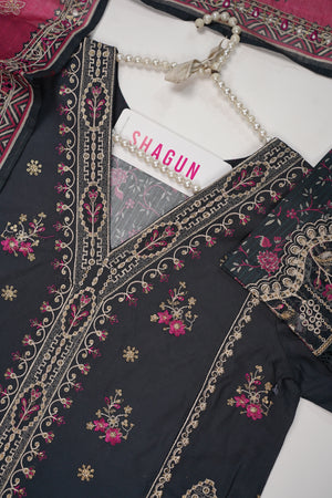 ORIGINAL BIN SAEED EMBROIDERED COTTON EID COLLECTION FH-003