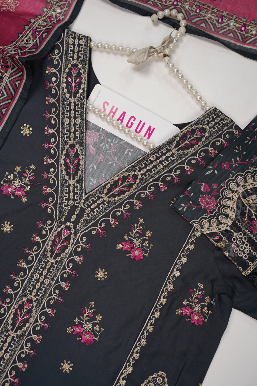ORIGINAL BIN SAEED EMBROIDERED COTTON EID COLLECTION FH-003