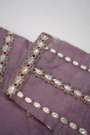 Rang-e-Bahar Luxury Organza Eid Collection 2024 - Irene 01