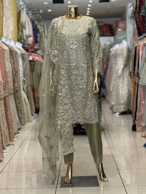 Rang-e-Jahaan Luxury Organza Collection 2024 - Ayzel 016