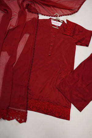 3Pcs Farshi set design (Red)