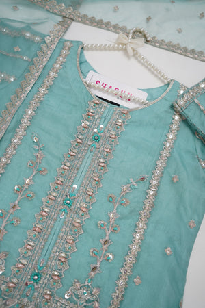 Rang-e-Bahar Luxury Organza Eid Collection 2024 - Irene 04