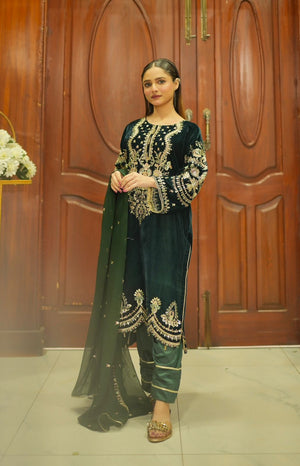 Dastaan Exclusive Velvet Eid collection MM-01