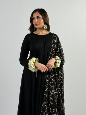 Kashish Maxi Eid Collection ML-02 (Black)