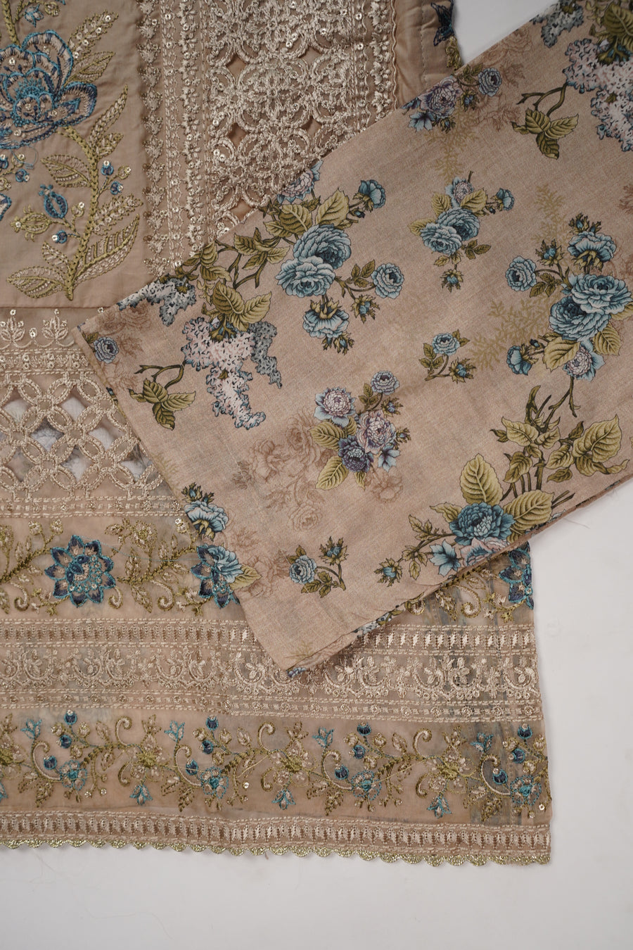 ORIGINAL BIN SAEED EMBROIDERED COTTON EID COLLECTION FH-001