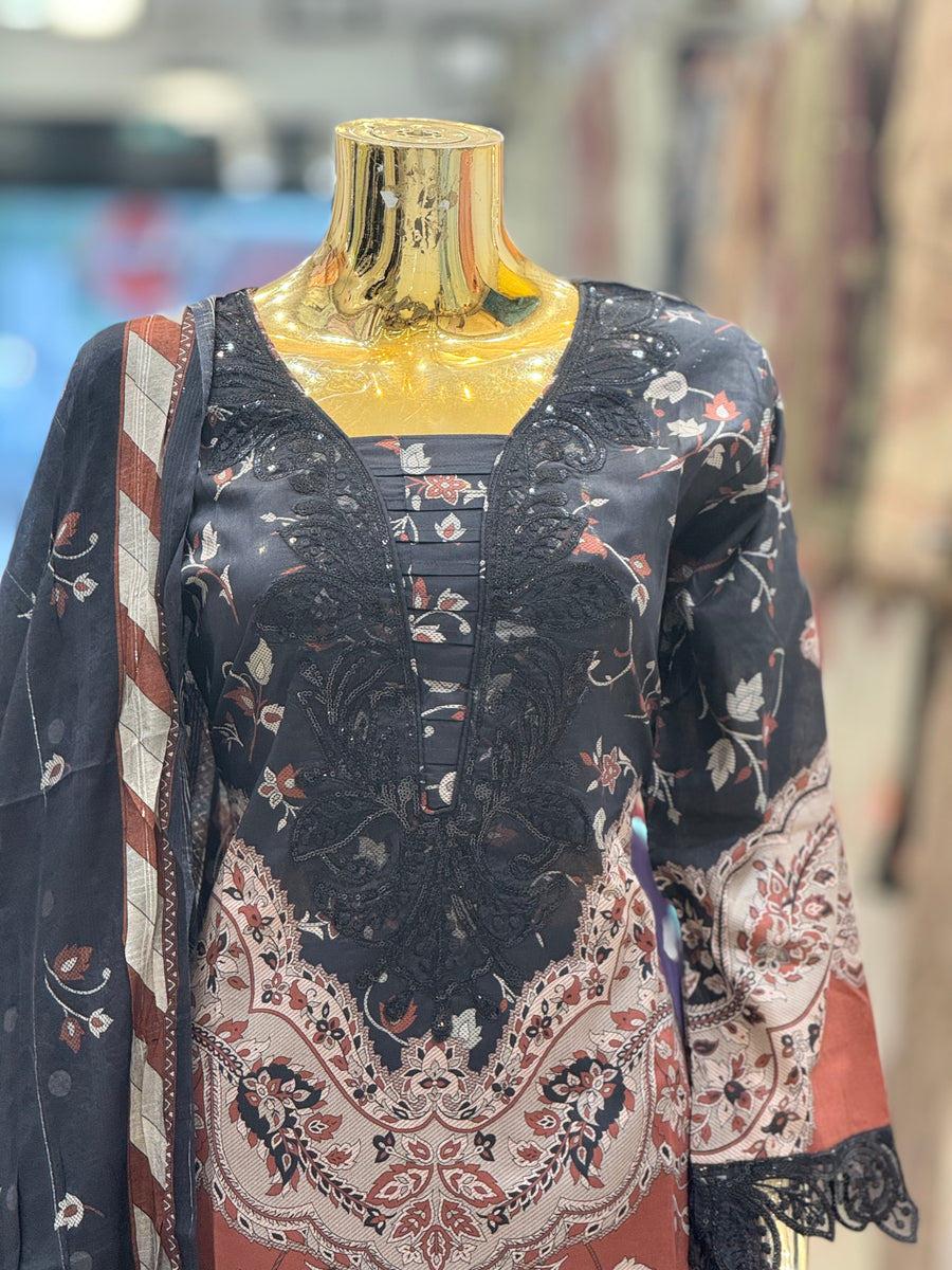 Shagun Exclusive Maria b Inspired Lawn Eid Collection 2025 MS-001