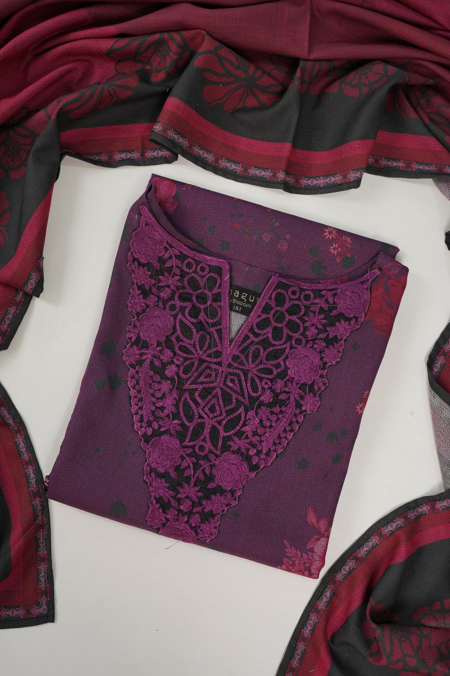 Shagun Original Designer 3 pcs Khaddar Eid Collection 2025 Z-01
