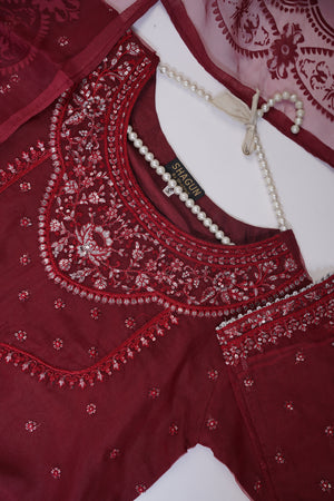 Shagun Organza budget wear Eid Collection Vol 2 SK-001