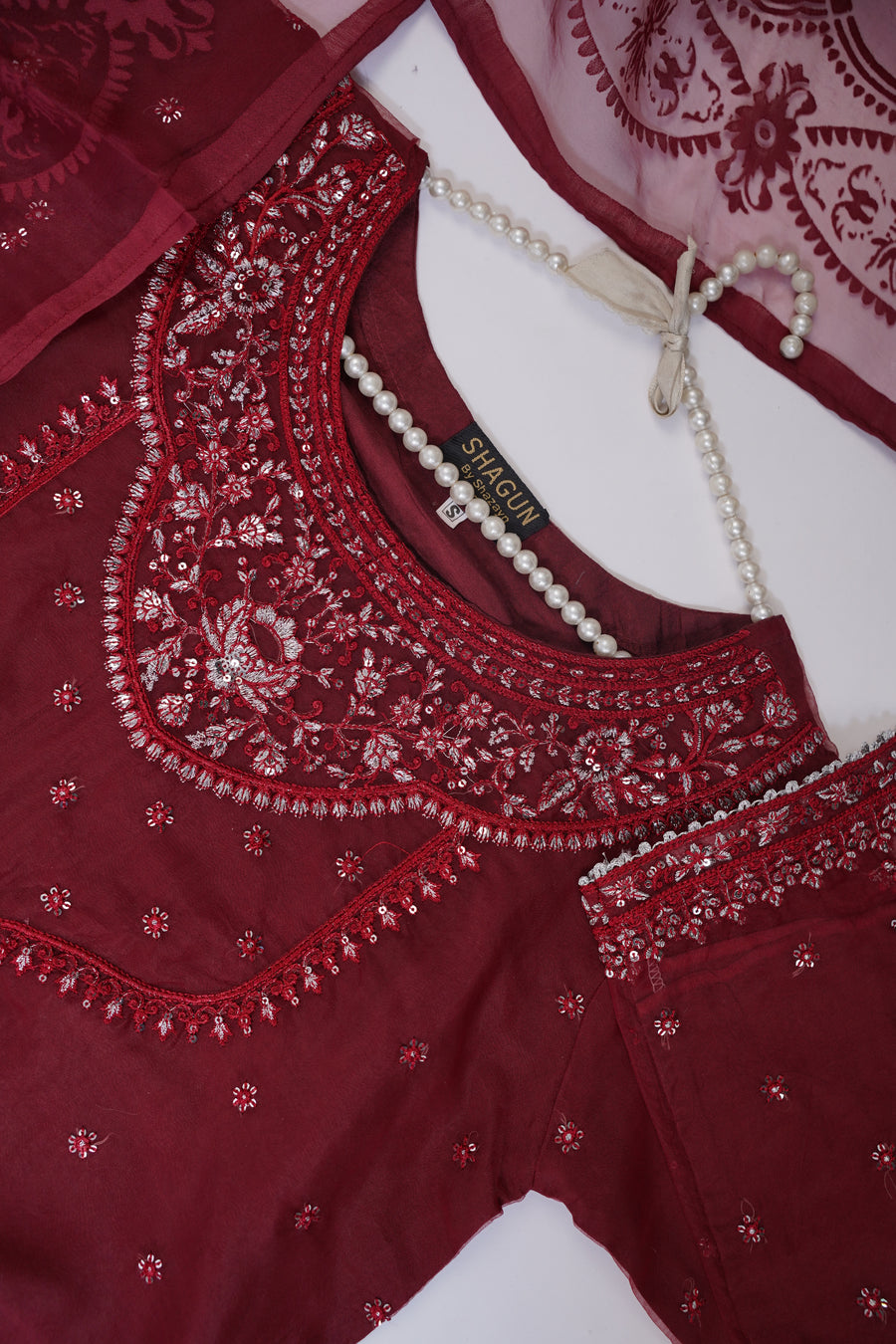 Shagun Organza budget wear Eid Collection Vol 2 SK-001