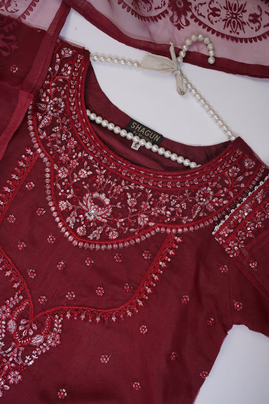 Shagun Organza budget wear Eid Collection Vol 2 SK-001