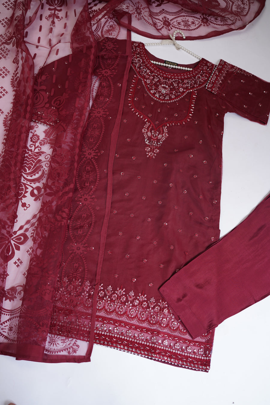 Shagun Organza budget wear Eid Collection Vol 2 SK-001