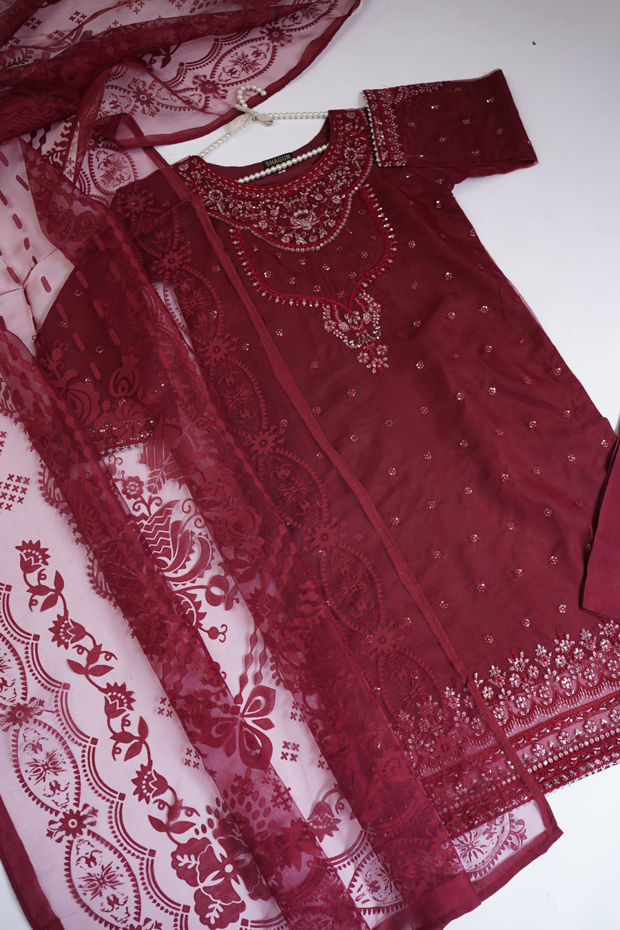 Shagun Organza budget wear Eid Collection Vol 2 SK-001