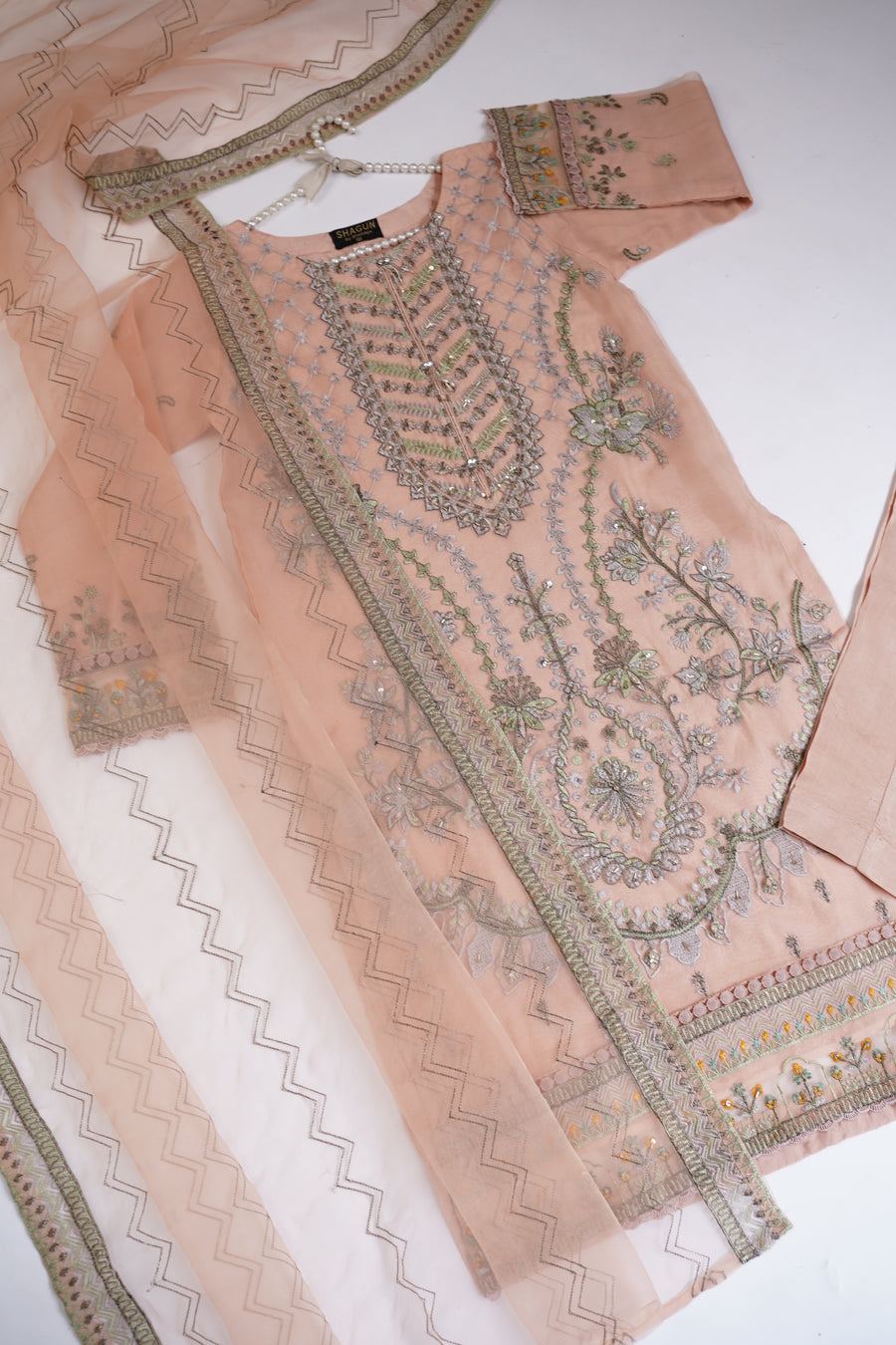 Shagun Organza budget wear Eid Collection Vol 2 SK-003