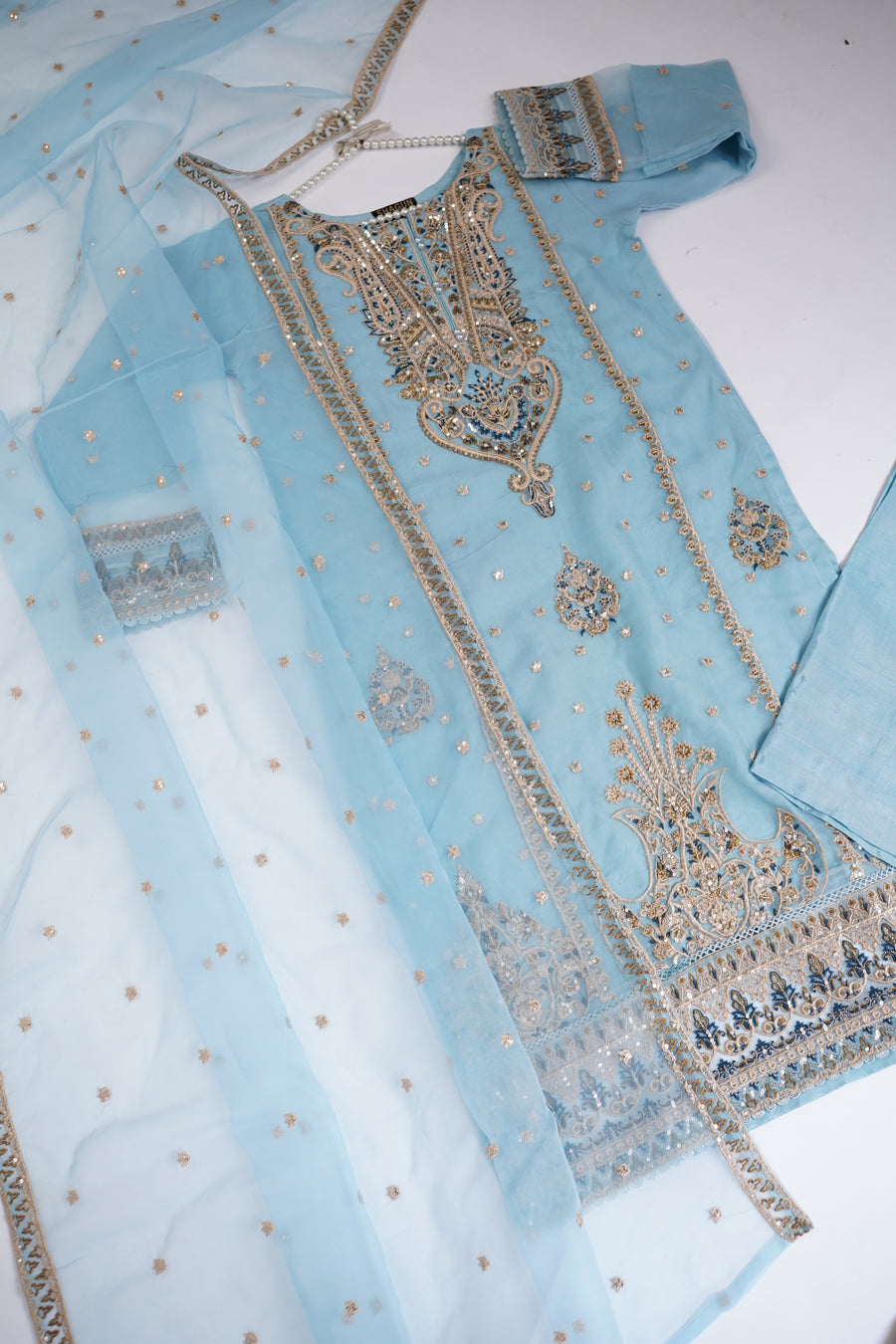 Shagun Organza budget wear Eid Collection Vol 2 SK-008
