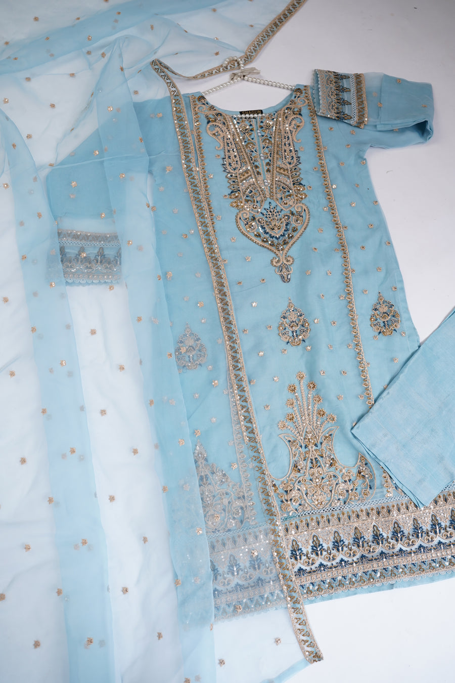 Shagun Organza budget wear Eid Collection Vol 2 SK-008