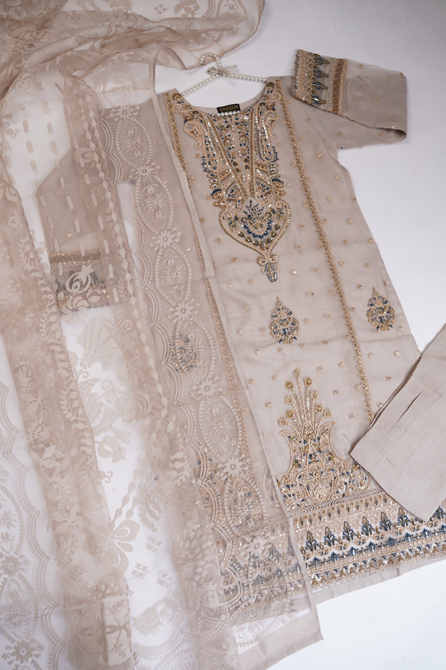 Shagun Organza budget wear Eid Collection Vol 2 SK-006