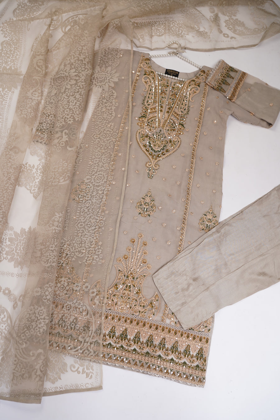 Shagun Organza budget wear Eid Collection Vol 2 SK-007