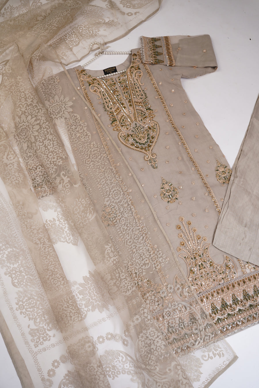 Shagun Organza budget wear Eid Collection Vol 2 SK-007
