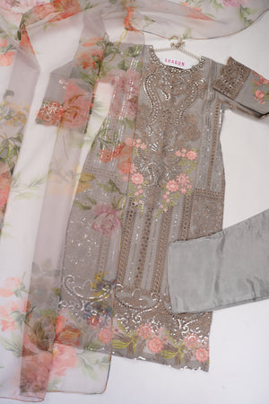 Shagun Organza budget wear Eid Collection Vol 2 SK-0015