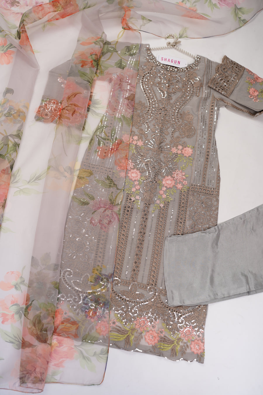Shagun Organza budget wear Eid Collection Vol 2 SK-0015