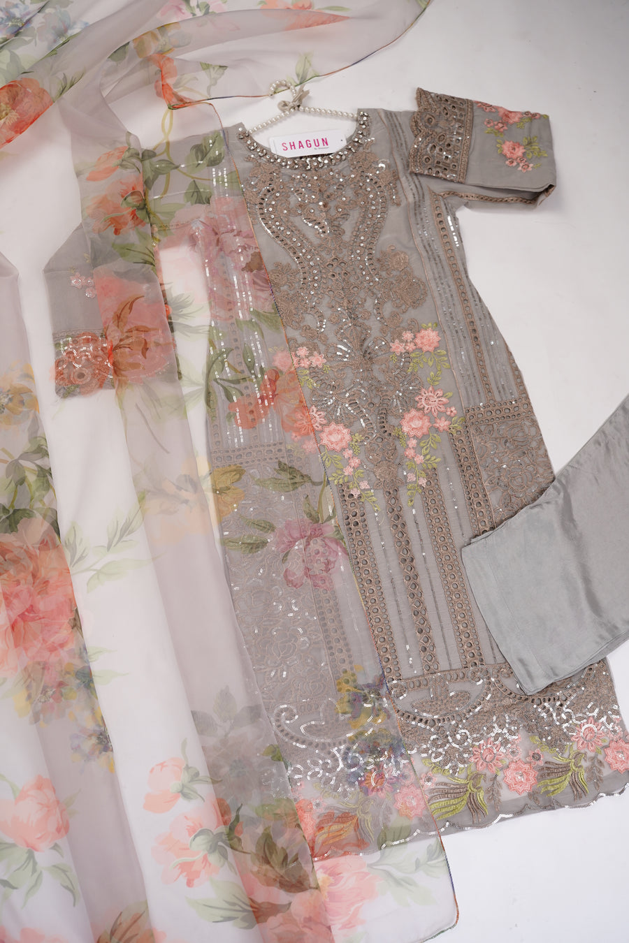 Shagun Organza budget wear Eid Collection Vol 2 SK-0015