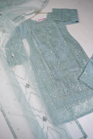 Shagun Organza budget wear Eid Collection Vol 2 SK-0023
